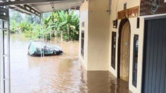 Banjir Landa Kabupaten OKU Selatan, Satu Rumah Hanyut dan Air PDAM Mati