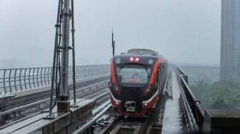 Persiapan Uji Coba LRT Jabodebek untuk Penumpang