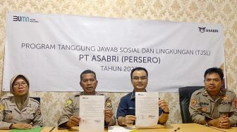 Asabri Serahkan Bantuan Sarana dan Prasarana ke Polda Bengkulu