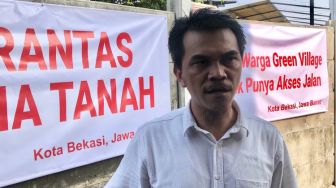 Polemik Akses Jalan Warga Green Village Ditutup Beton, Ketua RW: Pengembang Tidak Ada Itikad Baik