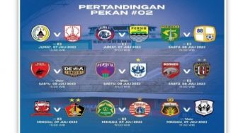 Jadwal Pertandingan Liga 1 Pekan Kedua Bulan Juli 2023