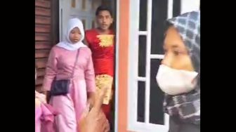 Istri Sah di Asahan Labrak Suami yang Nikah Lagi Saat Resepsi, Videonya Viral