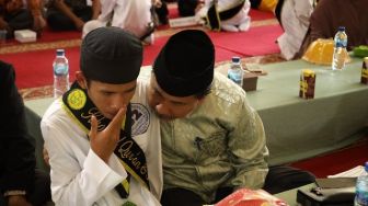 Hadiri Khatmul Qur'an dan Imtihan, Pesan Sunggono ke Anak-anak Ponpes: Berikan Kontribusi Besar