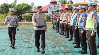 Polres Mura Apel Gelar Pasukan Operasi Patuh Telabang 2023