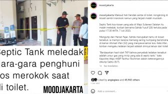 Tamu Indekos Kena Apes, Numpang BAB Sambil Merokok Tiba-tiba Septic Tank Toilet Meledak!