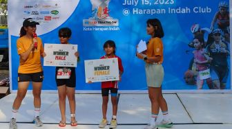 Pertama Kali Diadakan, Bekasi Triathlon Kota Harapan Indah Sasar Peserta Keluarga