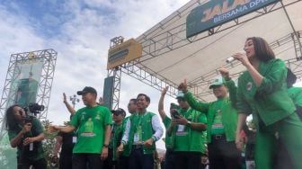 Ribuan Masyarakat Hadiri Jalan Sehat PPP Sultra, ASR Siap Menangkan Pemilu