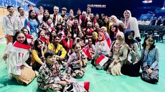 Gitabumi Shine Voice Sabet Medali Emas di World Choir Games 2023 Korea Selatan