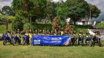 Nikmati Keindahan di Area Gunung Lawu, Para Biker dan Wawan Tembong Eksplorasi Pakai Yamaha WR 155 R