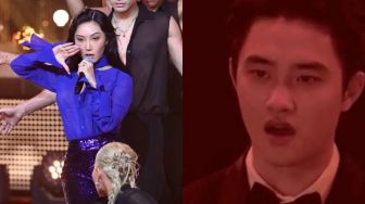 Hwasa Tampil di Blue Dragon Series Awards 2023, Reaksi D.O EXO Jadi Sorotan