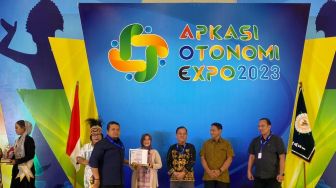 Aceh Besar Stand Terbaik Paling Inovatif di AOE Nasional 2023