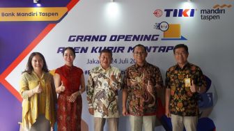 Beri Peluang Usaha untuk Para Pensiunan, Bank Mandiri Taspen Grand Opening Agen Kurir Mantap