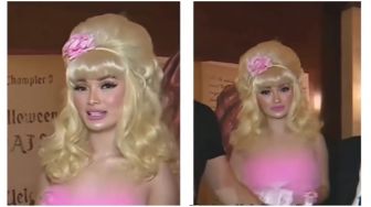 Video Lawas Zaskia Gotik Cosplay Jadi Barbie, Netizen: Lebih Miripan Ini