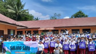 Tingkatkan Kontribusi Pada Bidang Pendidikan dan Lingkungan, Pupuk Kaltim Gelar Program Saling Sapa