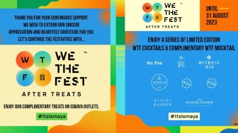 Konser Ditonton 75 Ribu Orang, WTF Gelar We The Fest After Treats