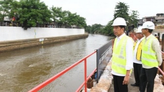 Diresmikan Jokowi, Begini Perjalanan Sodetan Kali Ciliwung dari Zaman Ahok