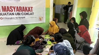 Ciptakan Peluang Usaha, GMC Sumut Gelar Pelatihan Pembuatan Ubi Cokelat di Serdang Bedagai