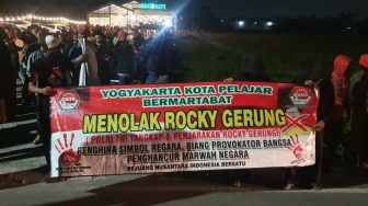 Tolak Kedatangan Rocky Gerung di Jogja, Elemen Masyarakat: Statement-Statement Dia Sangat Tidak Mendidik