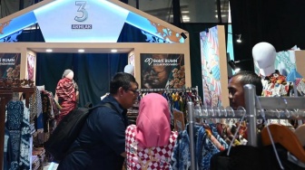 8 Pelaku UMK Binaan Hadir dalam Gelar Batik Nusantara 2023 di Senayan Park