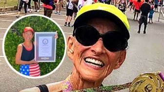Berusia 92 Tahun, Mathea Allansmith Cetak Rekor sebagai Pelari Maraton Wanita Tertua di Dunia