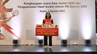 Juara Asia Junior Championships 2023, Mutiara Ayu Diguyur Bonus PB Djarum