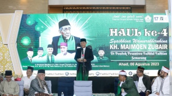 Hadiri Haul ke-4 Mbah Moen, Mardiono Tegaskan Bakal Lanjutkan Wasiat untuk PPP