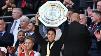 Arsenal Juara Community Shield 2023, Mikel Arteta: Menang di Wembley itu Best Feeling