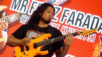 Gitaris Metal Fritz Faraday Ramaikan Surabaya Music Expo 2023