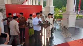 Selasa Sore, Prabowo dan Habib Luthfi Datangi Jokowi di Istana Kepresidenan Jakarta