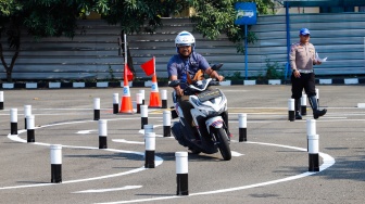 Gampang Banget! Ini Lintasan Baru Ujian Praktik SIM C Tanpa Angka 8 dan Zig-zag