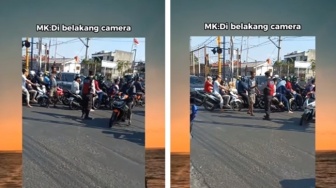 Polisi Terciduk Langsung Pergi Usai Difoto Saat Atur Lalu Lintas, Warganet Riuh: Cuma Pencitraan nih?