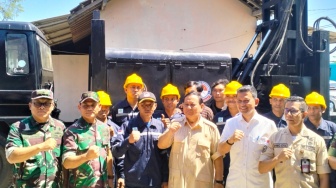 Resmikan Bantuan air Bersih, Menhan Prabowo Subianto : Kemenhan Serius Tangani Masalah Air