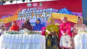 Ribuan Orang Ramaikan Expo Dekranasda Kreatif Andalan 2023 di Kabupaten Wajo