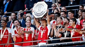 Kena Kutukan Community Shield, Arsenal Bakal Susah Juara Liga Inggris?