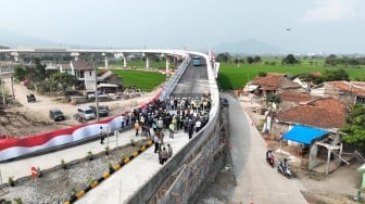 Akses ke Stasiun Kereta Cepat Tegalluar Makin Mudah, Hari Ini Jembatan Cibiru Diresmikan