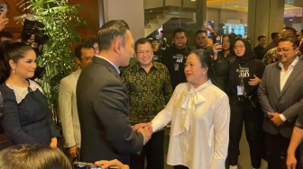 Tebar Pujian di Kongres Demokrat, AHY ke Puan Maharani: Semoga Persahabatan Bisa Kita Jaga Seterusnya