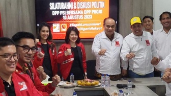 Tanpa Giring, Sejumlah Elite PSI Ngobrol Empat Mata di Markas Projo Sore Ini