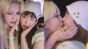 Bikin Heboh Penggemar, HyunA Bagikan Video Ciuman Bareng Jeon Somi