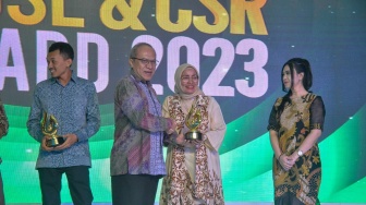 PLN Enjiniring Raih Gold Winner di Ajang TJSL & CSR Award 2023