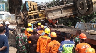 Operator Crane Tewas di Pintu Masuk Pelabuhan Merak, Terjepit Crane yang Dioperasikanya