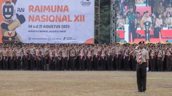 Semarak Peringatan Hari Pramuka ke-62 di Buperta Cibubur