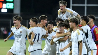 Tekuk Barcelona U-18 3-2, Real Madrid U-18 Juara IYC 2023