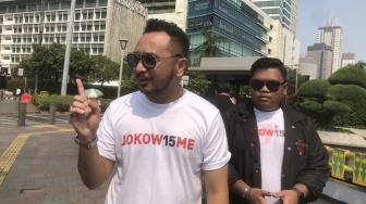 Pakai Kaos Jokowisme, Giring dan Kader PSI Berkumpul di Bundaran HI