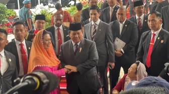 Usai Berbincang Singkat di DPR, Prabowo dan Yenny Wahid Rencanakan Pertemuan Kembali