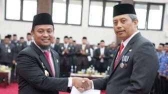 Andi Muhammad Arsjad Dilantik Sebagai Penjabat Sekda Provinsi Sulsel