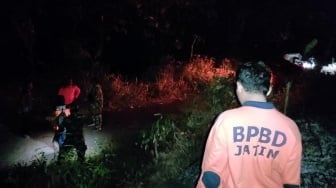 Kebakaran Hutan di Gondang Mojokerto Diduga Disebabkan Pemburu Liar