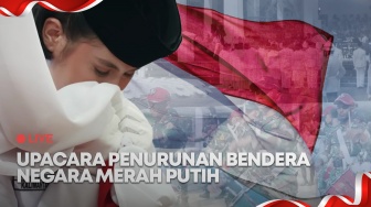 LIVE STREAMING: Upacara Penurunan Bendera Merah Putih, HUT Kemerdekaan RI ke-78