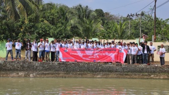 Rayakan HUT ke-78 RI, KNP Lampung Gelar Lomba Mancing untuk Masyarakat Nelayan