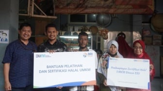 Ratusan Pelaku UMKM Mendapat Bantuan Sertifikat Halal dari Bank BRI