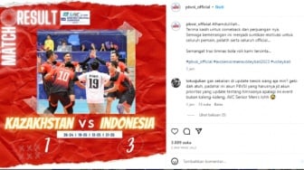 Timnas Voli Putra Indonesia Maju ke 12 Besar Setelah Kalahkan Kazakhstan